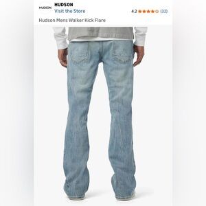 Hudson Mens Walker Kick Flare
